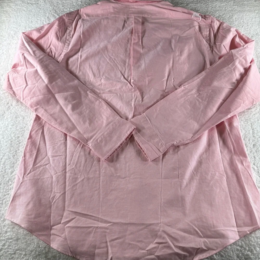 NWT Polo Ralph‎ Lauren Stretch Oxford Shirt Mens XXL Pink Slim Fit Button Down